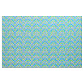 Blaue, Lila und grüne 😀 Emoji-Muster Stoff (Yard (91,4 cm))