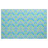 Blaue, Lila und grüne 😀 Emoji-Muster Stoff (Fat Quarter (45,7 x 55,9 cm))