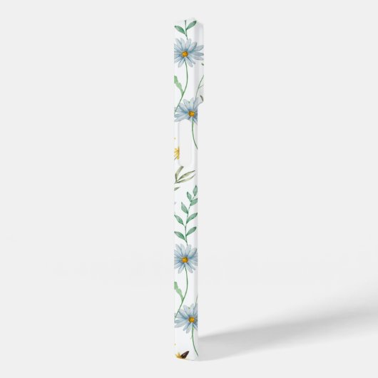 Blaue Lila Wasserfarbe Wildblume Case-Mate iPhone Hülle (Rückseite / Rechts)