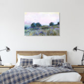 Blaue Lila Wiesenlandschaft Leinwanddruck (Insitu (Schlafzimmer))