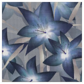 Blaue Lilien, Lilien Stoff (Nahaufnahme)