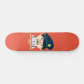 "BLAUE LINE BACON CREW" lustige Polizei Skateboard (Horizontal)