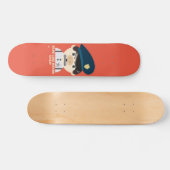 "BLAUE LINE BACON CREW" lustige Polizei Skateboard (Horizontal)