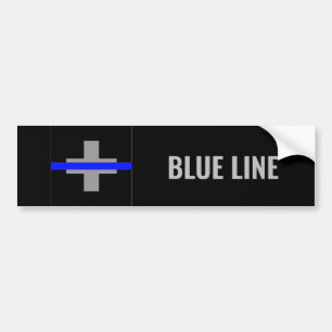Blaue Linie Autoaufkleber / Blaue Linie Aufkleber