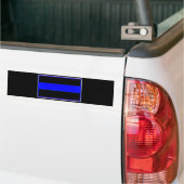 blaue Linie der Polizei Autoaufkleber (Auf Lkw)