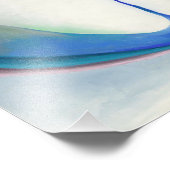 Blaue Linie | Georgia O'Keeffe | Fotodruck (Ecke)