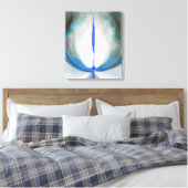 Blaue Linie | Georgia O'Keeffe | Leinwanddruck (Insitu (Schlafzimmer))