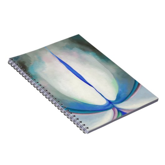 Blaue Linie | Georgia O'Keeffe | Notizblock (Rechte Seite)