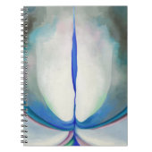 Blaue Linie | Georgia O'Keeffe | Notizblock (Vorderseite)