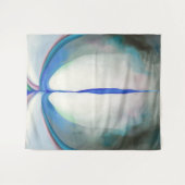 Blaue Linie | Georgia O'Keeffe | Wandteppich (Vorderseite (Horizontal))