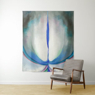 Blaue Linie   Georgia O'Keeffe   Wandteppich
