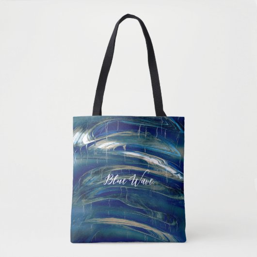 Blaue Linie Tasche (Vorderseite)
