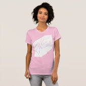 Blaue Linien 2 T-Shirt (Vorne ganz)