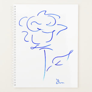 Blaue Linien 4 Agenda Planer