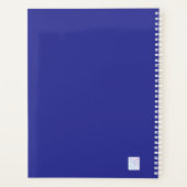 Blaue Linien 5 Agenda Planer (Rückseite)