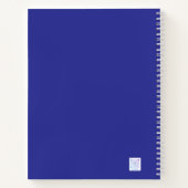 blaue Linien 5 Notizblock (Rückseite)
