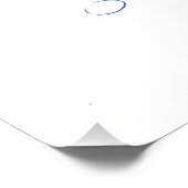 blaue Linien 5 Poster (Ecke)