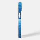Blaue Linien Case-Mate iPhone Hülle (Rückseite / Rechts)