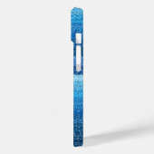 Blaue Linien Case-Mate iPhone Hülle (Rückseite / Links)