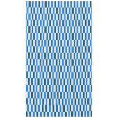 Blaue Linien-Fluß-Tischdecke Tischdecke (Vorderseite)