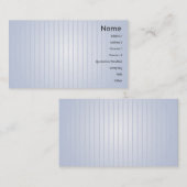 Blaue Linien - Geschäft Visitenkarte (Vorne/Hinten)