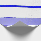 Blaue Linien Geschenkpapier (Ecke)