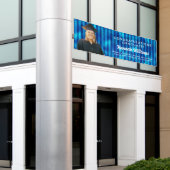 Blaue Linien Individuelle Foto Gratulation Absolve Banner (Äußeres Gebäude)