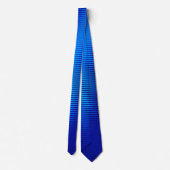 Blaue Linien Krawatte (Rückseite)