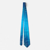 Blaue Linien Krawatte (Rückseite)