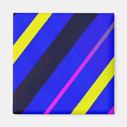 Blaue Linien Magnet (Vorne)