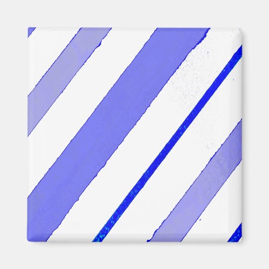 Blaue Linien Magnet (Vorne)