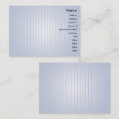 Blaue Linien - mollig Visitenkarte (Vorne/Hinten)