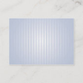 Blaue Linien - mollig Visitenkarte (Rückseite)