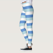 Blaue Linien, Segelstil Leggings (Links)
