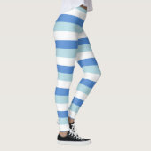 Blaue Linien, Segelstil Leggings (Rechts)