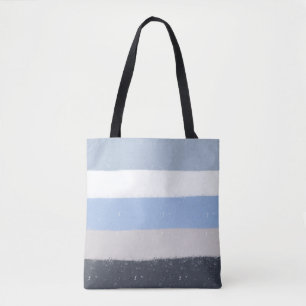 Blaue Linien Tasche