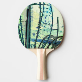 Blaue Linien Tischtennis Schläger