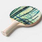 Blaue Linien Tischtennis Schläger (Vorderseite)
