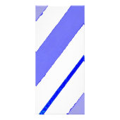 Blaue Linien Werbekarte (Hinten)