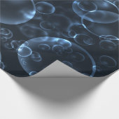 Blaue Linsen, beide Geschenkpapier (Ecke)