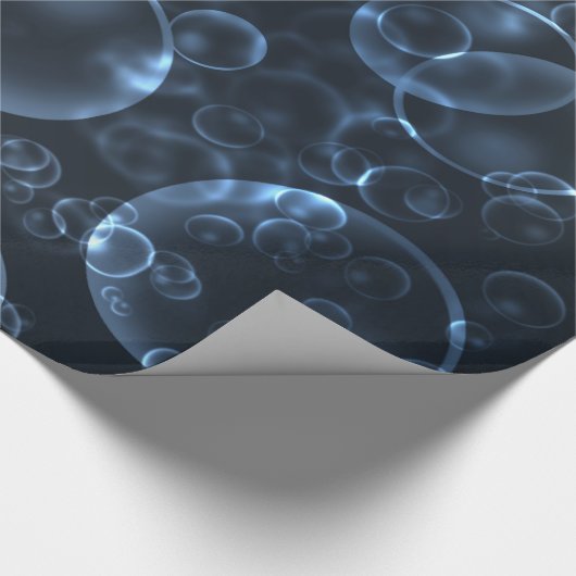 Blaue Linsen, beide Geschenkpapier (Ecke)