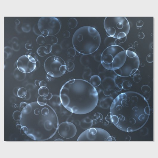 Blaue Linsen, beide Geschenkpapier (Flach)