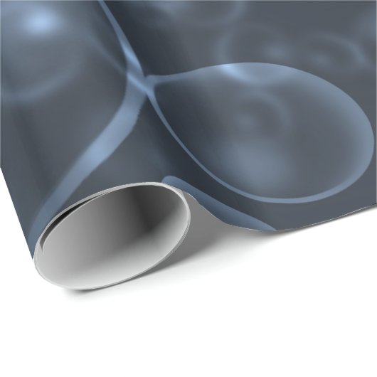 Blaue Linsen, beide Geschenkpapier (Rolleneckpunkt)