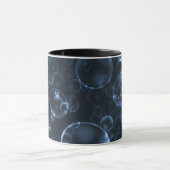 Blaue Linsen, Bokeh Tasse (Zentrum)