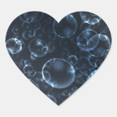 Blaue Linsen, Buch Herz-Aufkleber (Vorderseite)