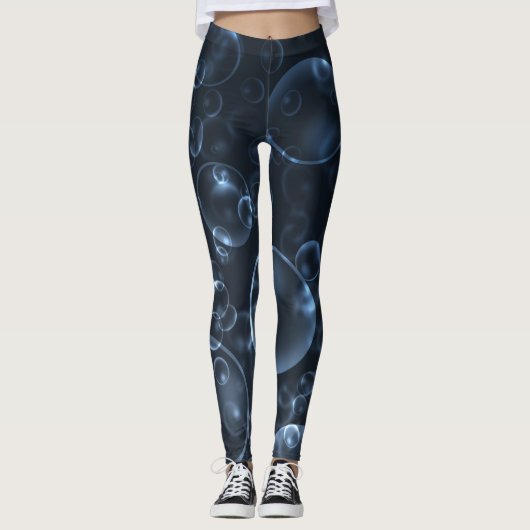 Blaue Linsen, Buch Leggings (Vorderseite)