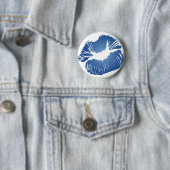 Blaue Lippen Button (Beispiel)