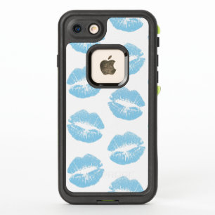 Blaue Lippen, Lippenmuster, Blauer Lippenstift, Ku