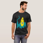 blaue Lippen T-Shirt (Vorne ganz)