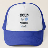Blaue Lippen und Herzen Truckerkappe (Vorderseite)